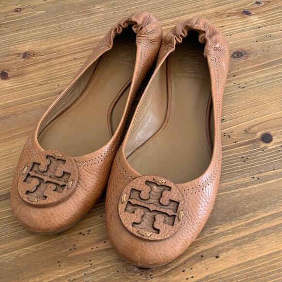 Tory Burch Reva Ballet flat size women's 8 - Picture 2 of 7